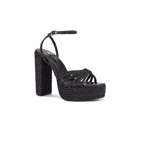 LPA Clarissa Jute Platforms in Black 6 With Box Womens High Heels - Picture 10 of 10